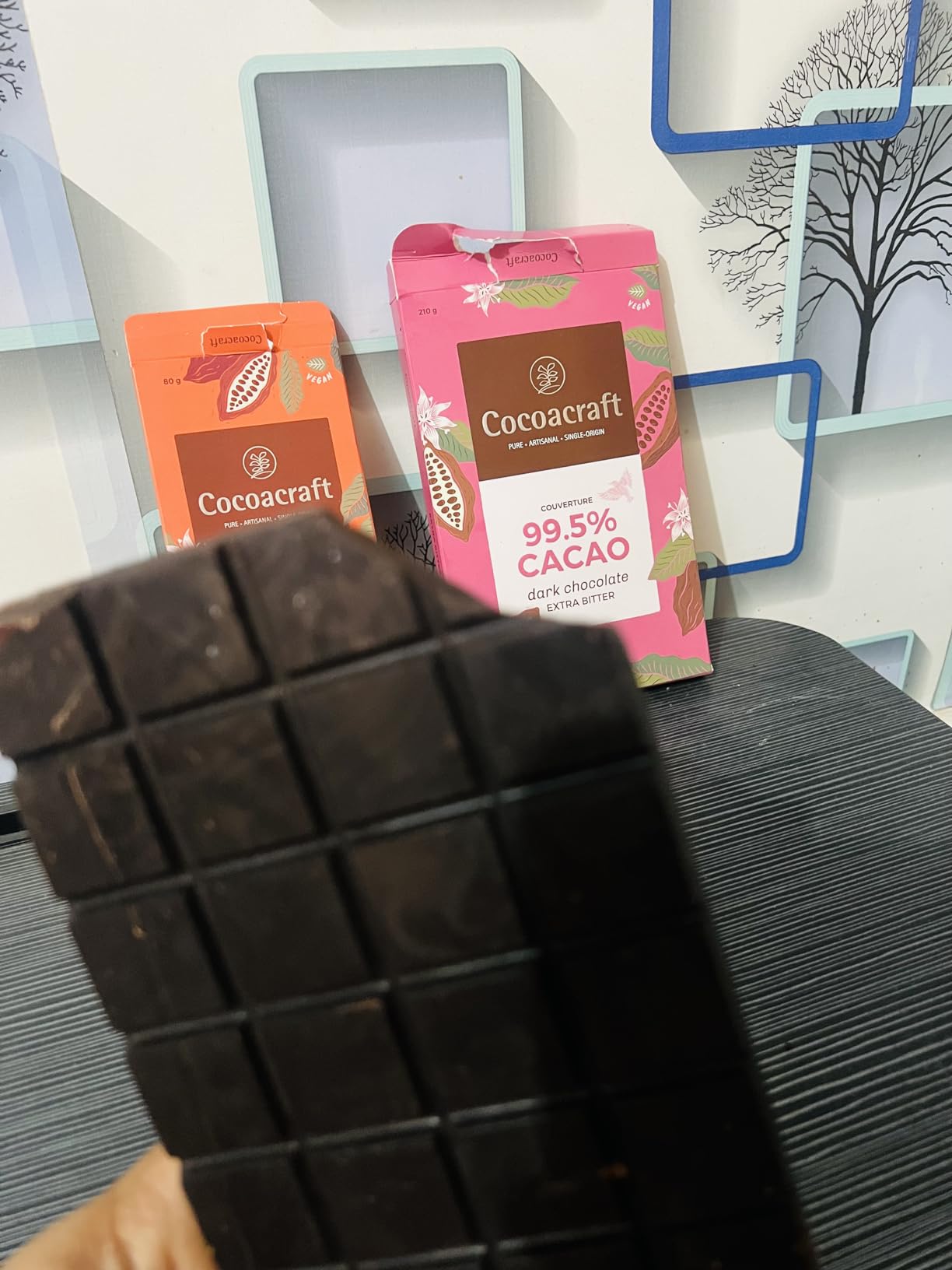 85% Cocoa Bitter Dark Chocolate Couverture | 80g – Cocoacraft